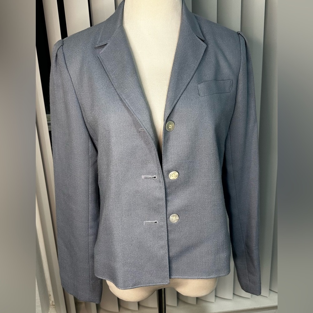 Vintage powder blue blazer
